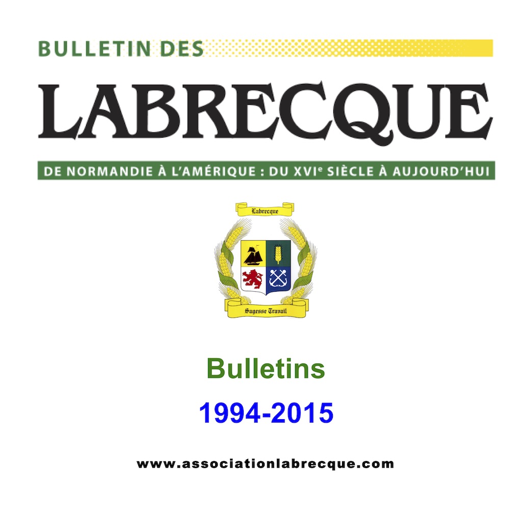 DVD-ROM of the Labrecque bulletins: 1994-2015