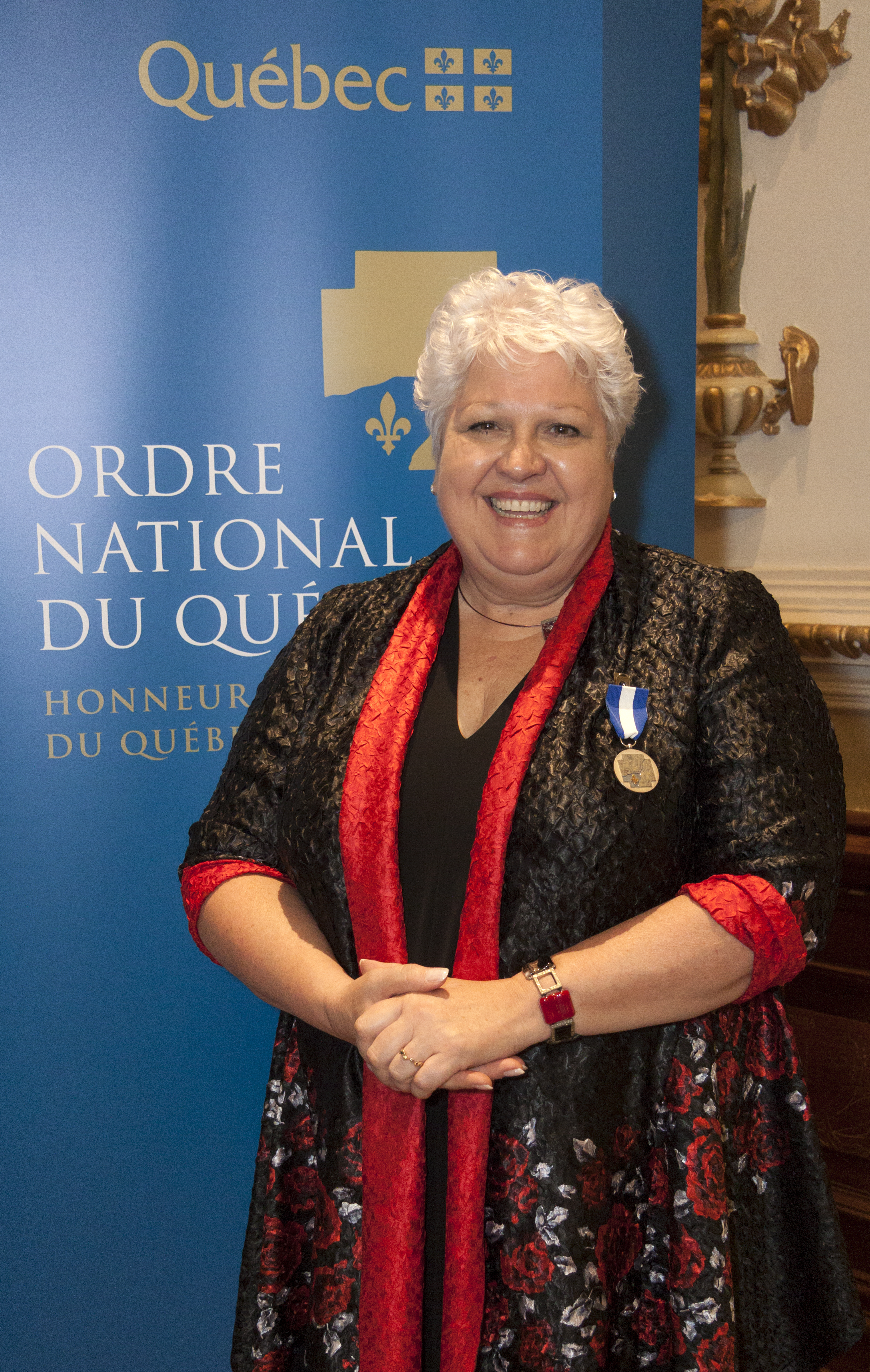 Maria, chevalière de l'Ordre national du Québec